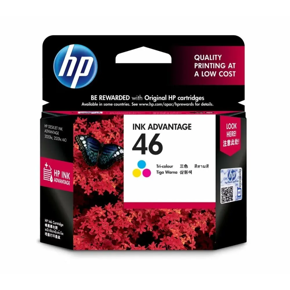 HP 46 Tri Color Genuine Ink Cartridge view 2